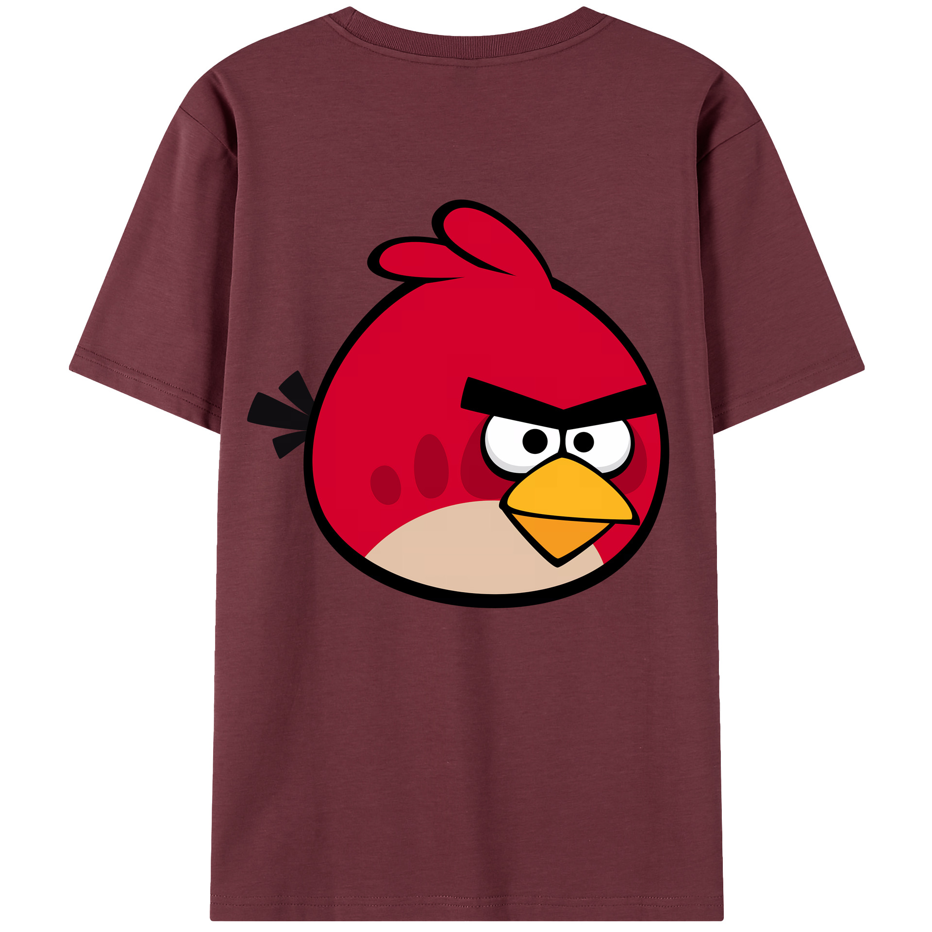 （画像用） Angry Birds アングリーバード 綿100％半袖Tシャツ（背面プリント）